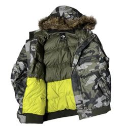 North Face Gotham Jacket II Parka Taupe Camo Down Gilled Men’s Medium NWT 