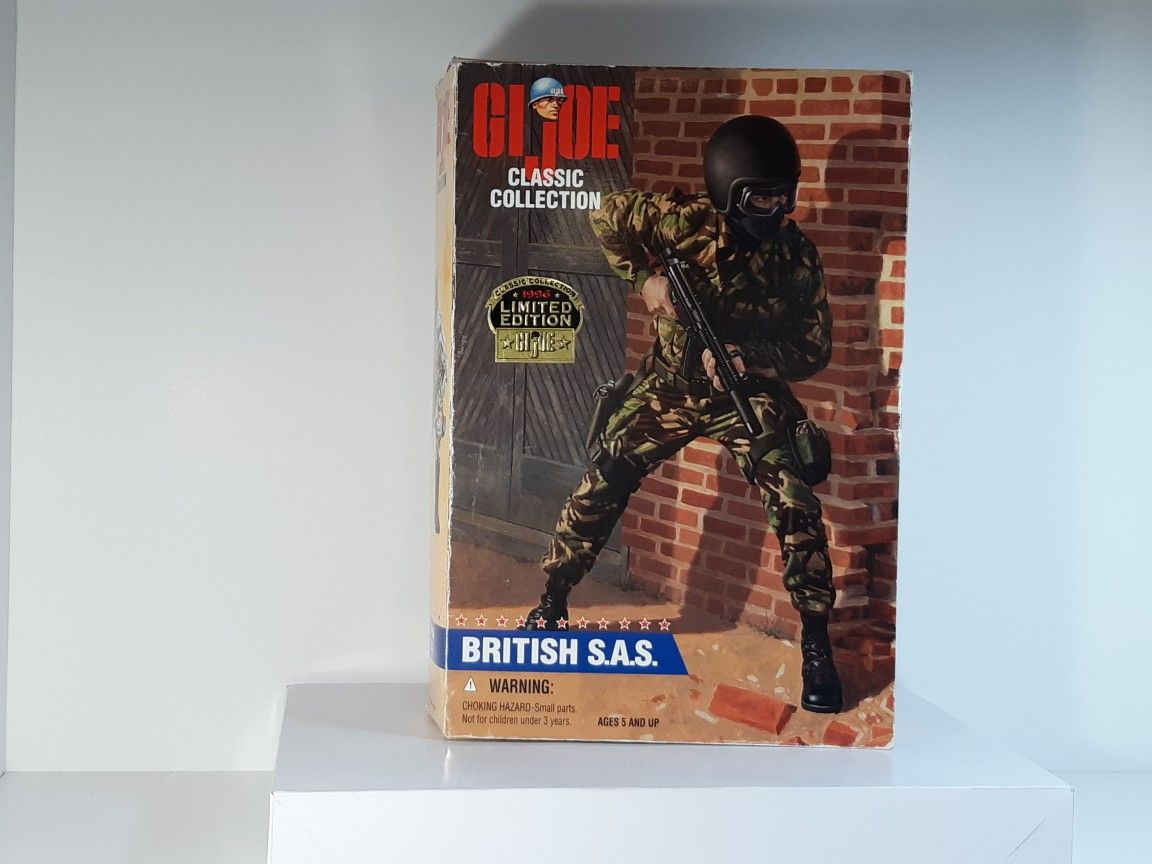 Vintage G I Joe Classic Collection Limited Edition British SAS  12" Action Figure