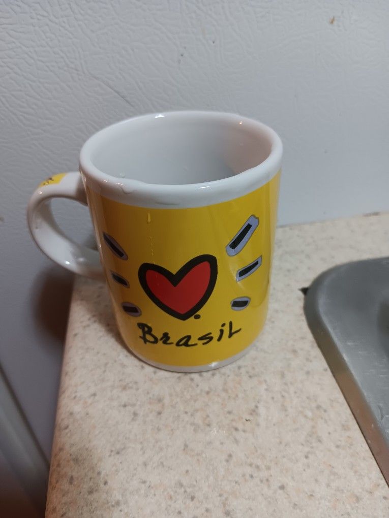 Brasil Heart Mug