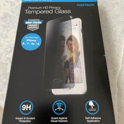 Naztech HD Privacy Tempered Glass For iPhone