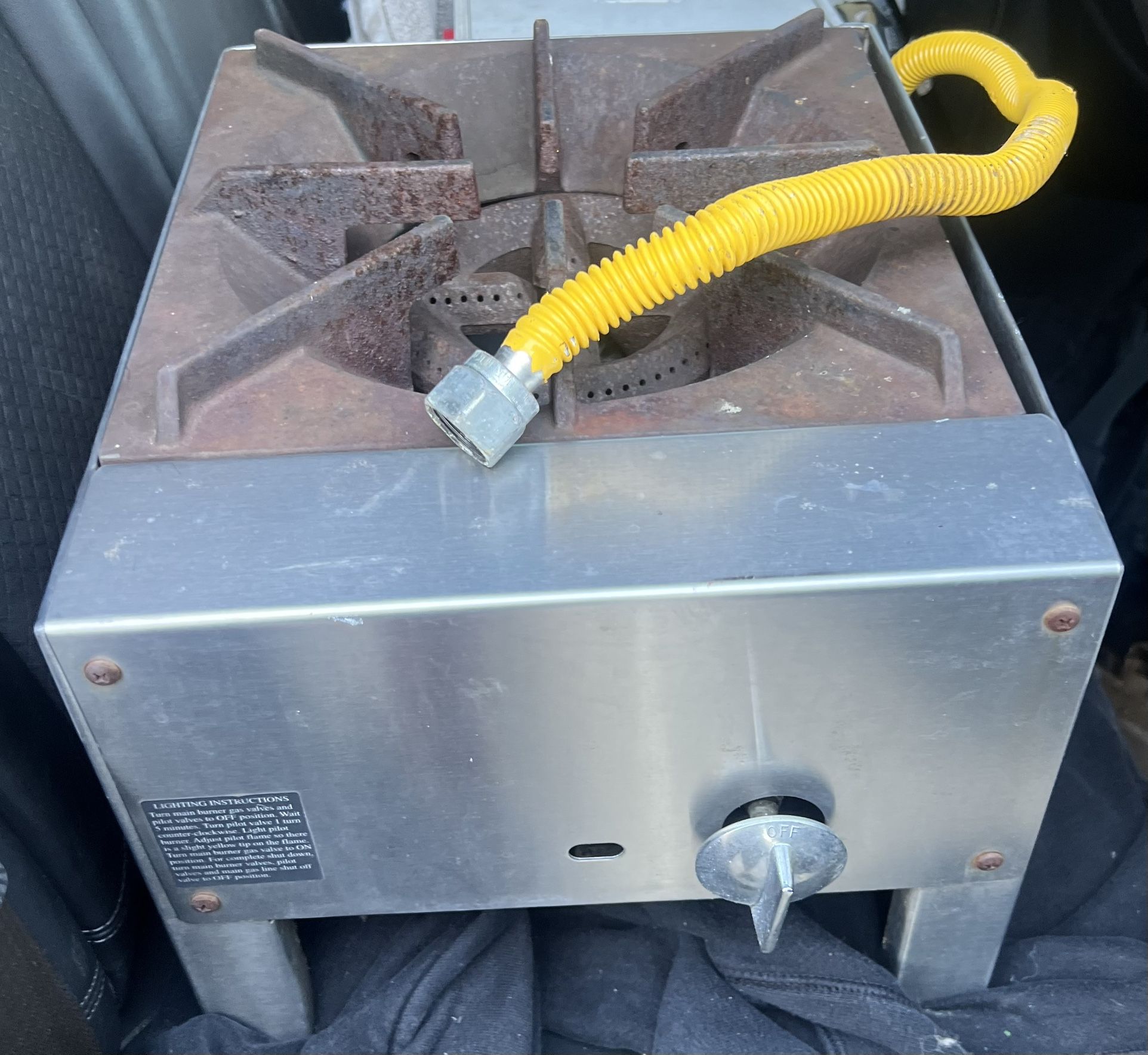The Connerton Company Gas Single Grill Burner CHP-112 Tested Working Commercial