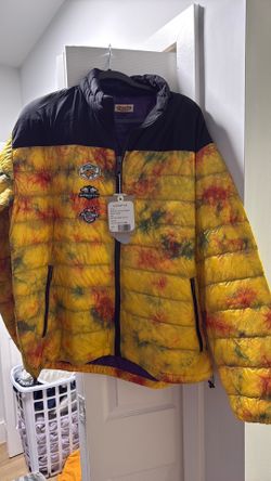 Tie Dye padded down jacket