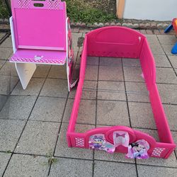 Toddler Bed and Desk