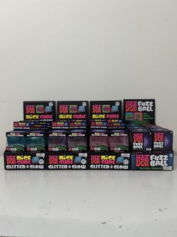 Needohs Glitter Cube & FuzzBall