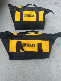 2 dewalt small tool bags