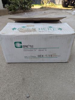 Cepac Tile HEX-53M Hexagon Tile Box