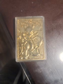24k Plated Mewtwo