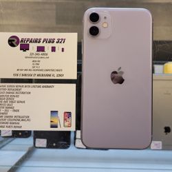 Unlocked Purple iPhone 11 128gb