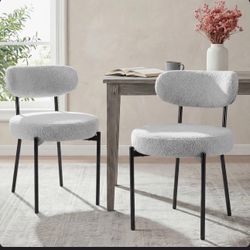 modern two sets of chairs