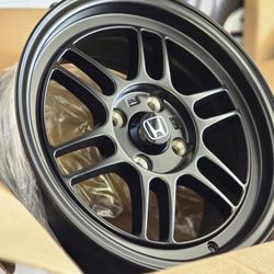 15x7.0 BRAND NEW ENKEI RPF1 REPS WHEELS/RIMS. MST MT19. 4X100