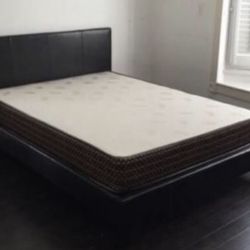 Queen - Size - Bed - Frame - With - Mattress