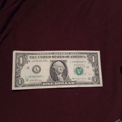 🇺🇸 "$1.00=Note"(2017=fw. F 60)⭐🐎 A Mule Note.V/F Nice