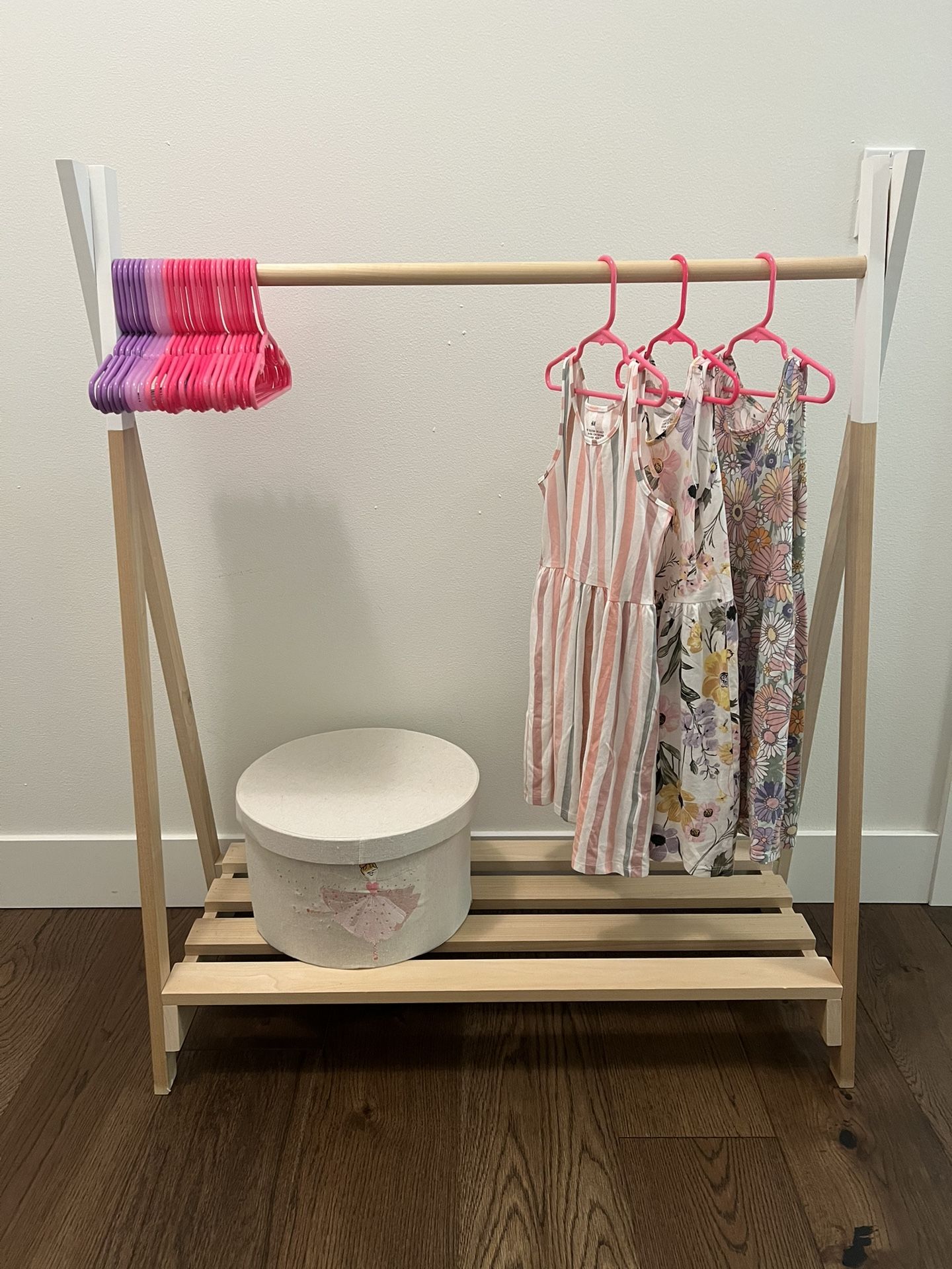 Wooden Montessori Wardrobe Closet