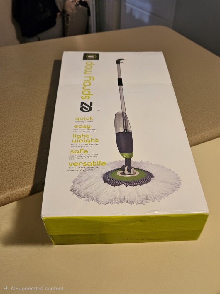 It's EZ Premium Multi-Surface Round Microfiber Spray Mop