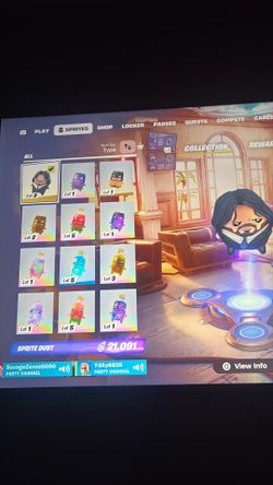 SELLING EVERY FORTNITE SPRITE