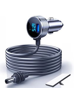 NEW Starlink Mini Cable, 3 in 1 Starlink Mini Car Adapter DC Power Cable and Cigarette Lighter Adapter 12V-48V with Voltage Display, Durable USB-C PD 