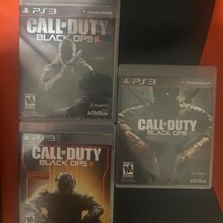 Call Of Duty Black Ops 1, 2, And 3 For PS3 🎮