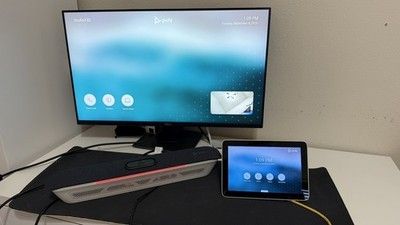 Polycom Studio X30 Video Bar W/ Poly TC8 Touch Controller Power Supply
