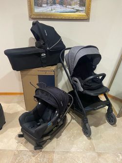 Nuna Stroller With Car Seat And Bassinet