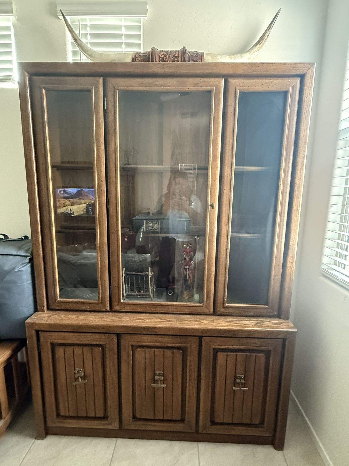Wooden China Cabinet