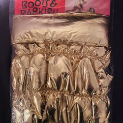 Boots & Barkley gold metallic dog vest