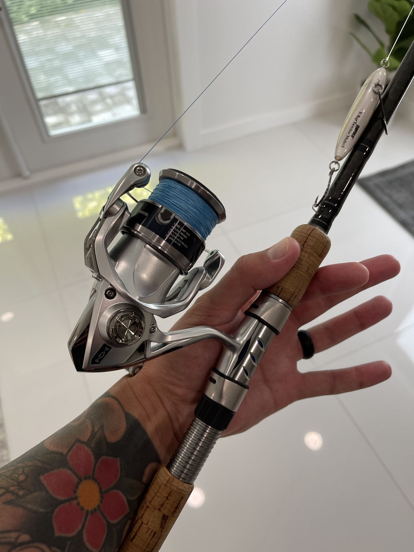 Shimano Stradic 3000C With A 7”6M Fast Action Tsunami Rod
