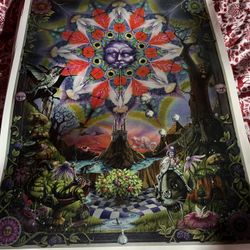 Psychedelic Art Poster 18x23 in.