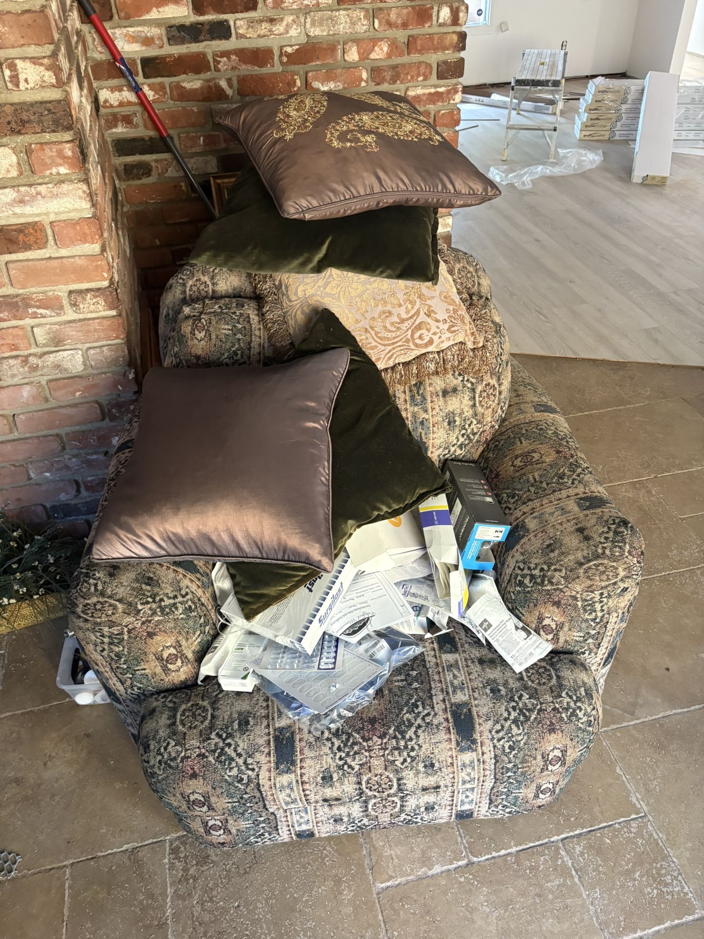 Chair And Footrest