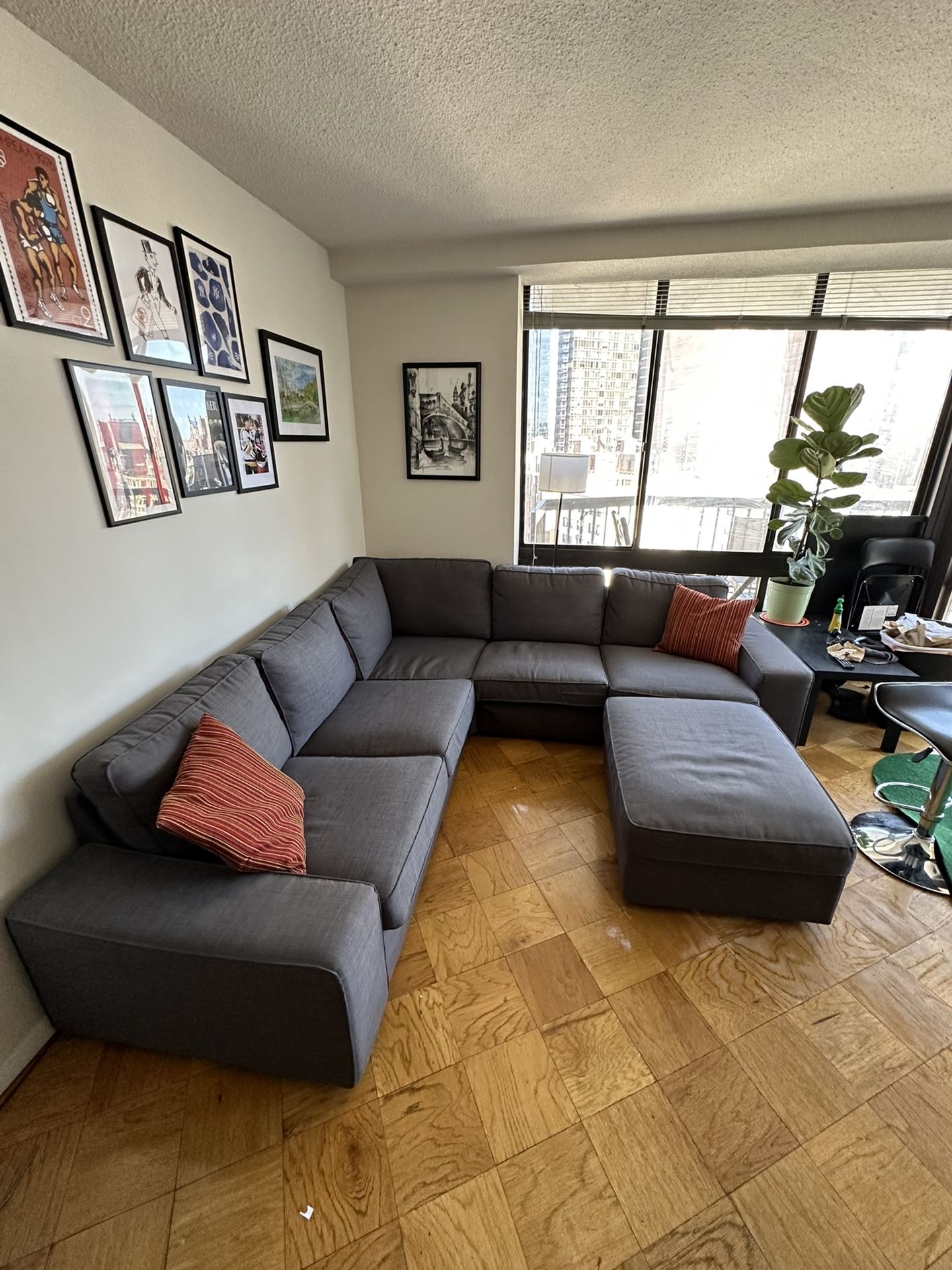 IKEA kivik 5 Seat Sectional w ottoman for Sale in New York NY