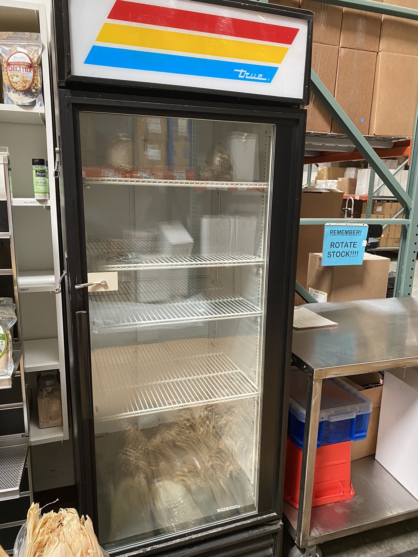 Used True Brand Display Refrigerator **NEEDS REPAIR**