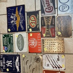 Metal Vintage Signs