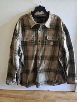 Carhartt Flannel Shirt 4XL Loose Fit