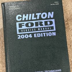 Chilton Ford Service Manual 2004 Edition 