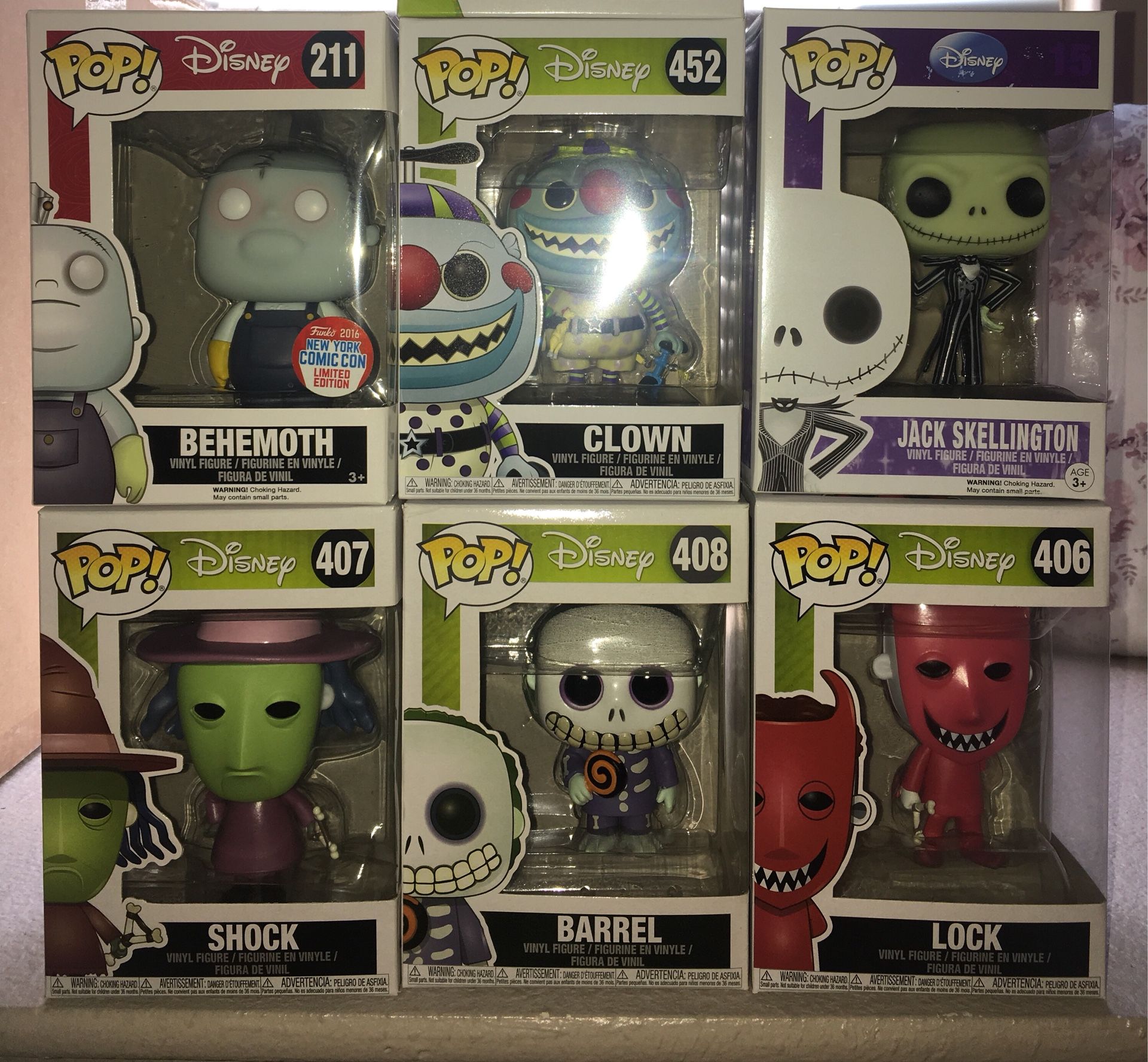 A Nightmare Before Christmas Funko Pops Lot