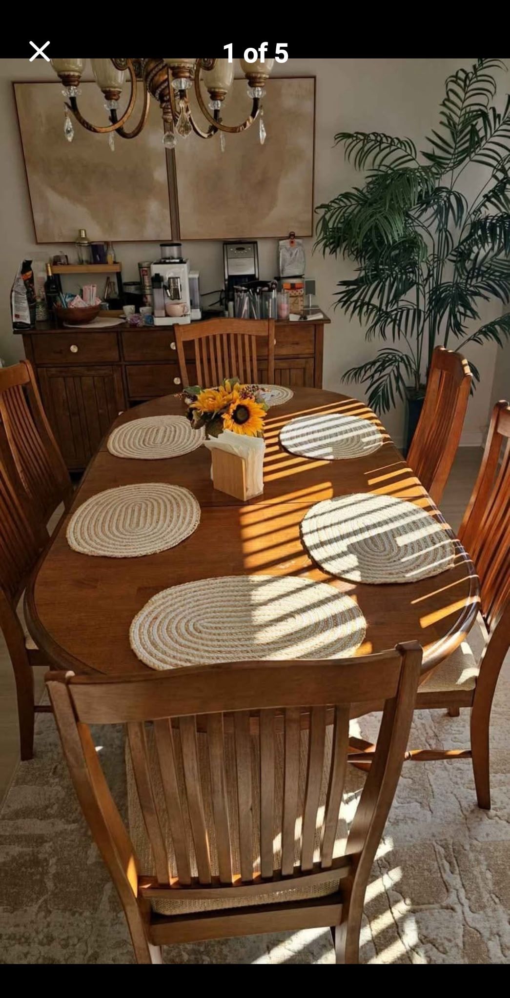 Dining Room Table With 6 Chairs