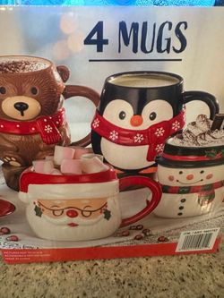 Christmas Ceramic Coffee Mugs