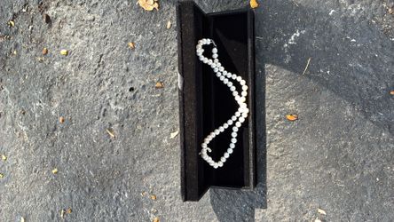 Stainless steal pearl necklace