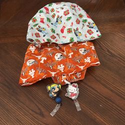 Surgical Hats And Badge Reels 