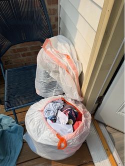 Two bags of clothes