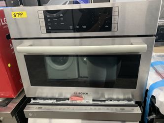 Bosch built in microwave in stainless steel new open box