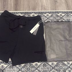 Essentials Fear Of God Stretch Limo (Black) shorts