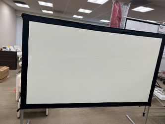 Projector screen and stand