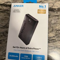 Battery Bank 20,000 Amp USB/C