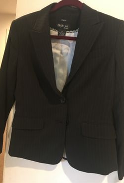Style and Co women work jacket coat 8P