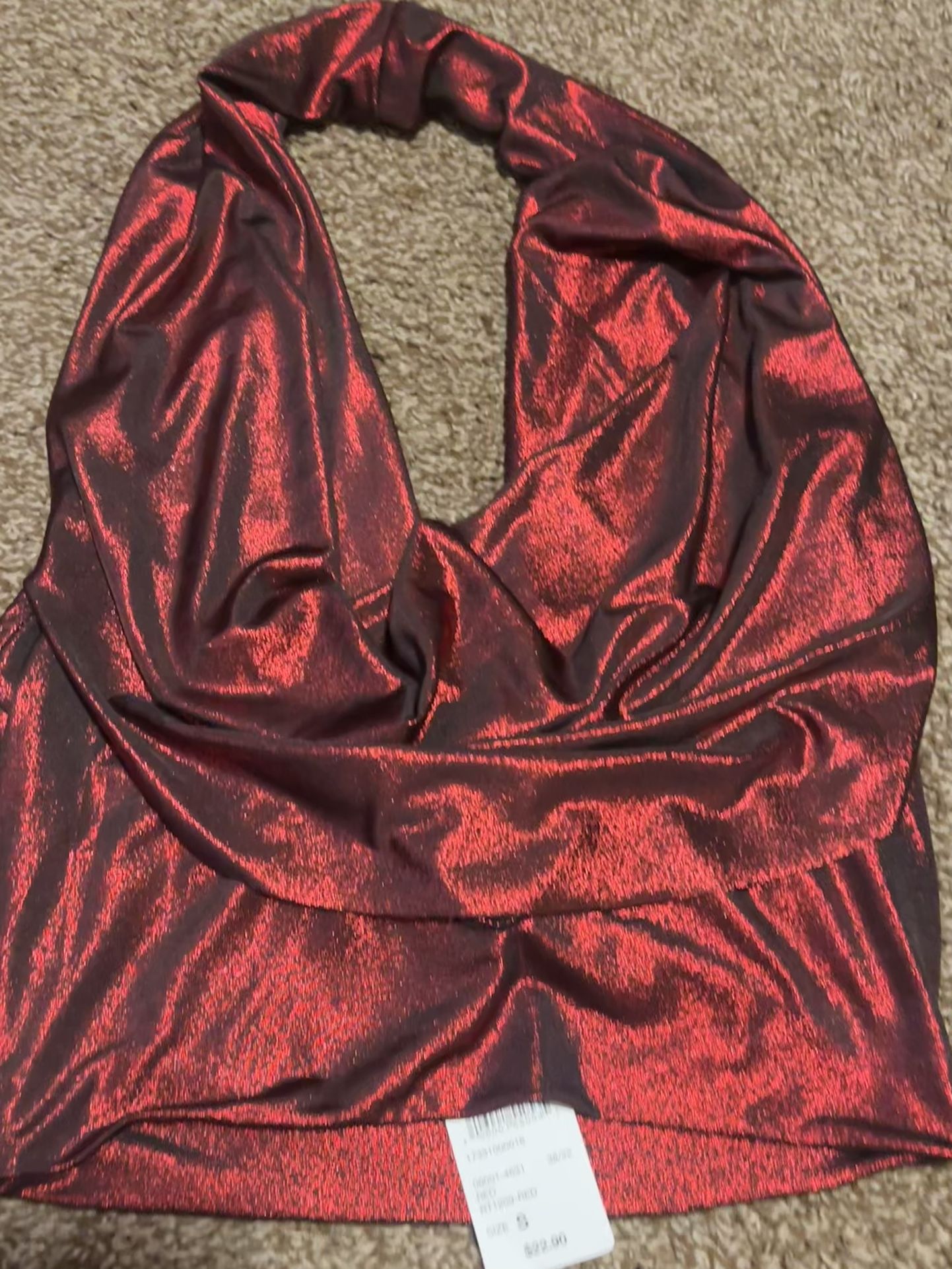 halter top red