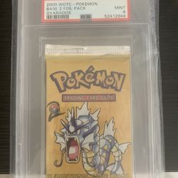 Base Set 2 Pack Graded Psa 9 Gyarados Art 