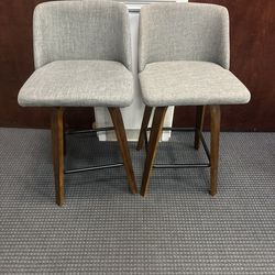 Mid-Century Modern Counter Stools