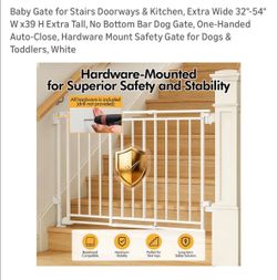 New extra wide baby gate 32-54x39"