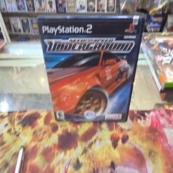 Need for Speed Underground (Playstation 2 PS2) Black label Complete With Manual