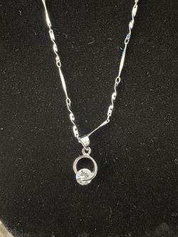 Ring Pendant Necklace 